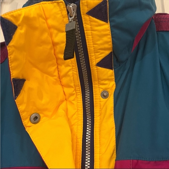 Vintage Edge Tech color block  ski suit size 8 - Picture 5 of 15